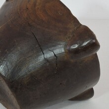 Wooden mortar, France circa 1750-1850