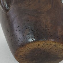 Wooden mortar, France circa 1750-1850