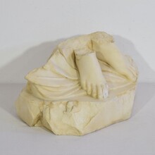 Marble base of a statue, Italy circa 1750-1800