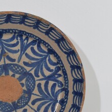 Glazed terracotta bowl, Spain circa 1750-1800
