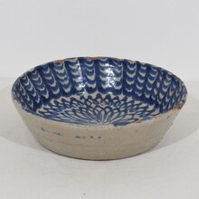 Glazed terracotta bowl, Spain circa 1750- 1800