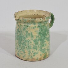 Glazed earthenware Alsace jug, France circa 1850-1900
