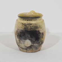 Glazed earthenware jug, France circa 1850-1900