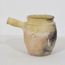 Glazed earthenware jug, France circa 1850-1900