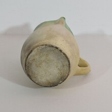Glazed earthenware water jug, France circa 1850-1900