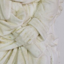 White marble statue of Saint John, France circa 1850