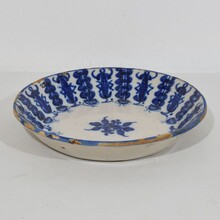 Glazed terracotta bowl, Spain circa 1850