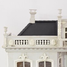 Architectural miniature mansion pigeon birdcage, Holland circa 1850-1900