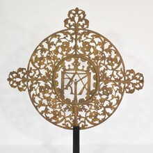 Metal procession ornament, France circa 1650-1750