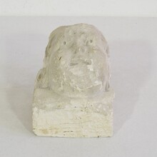Carved stone angel head ornament, France circa 1650-1750