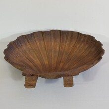 Cast iron shell/ water basin for fountain, France circa 1850