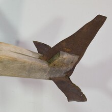 Folk art wooden aeroplane, France circa 1920-1940