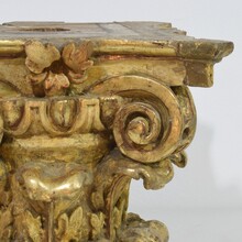 Carved wooden capital, Italy circa 1750