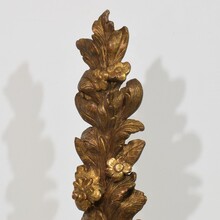 Pair giltwood baroque ornaments, Italy circa 1750
