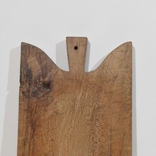 Pair of two wooden chopping or cutting boards, France circa 1850-1900