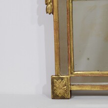 Small giltwood Louis XVI style mirror, France circa 1760-1850