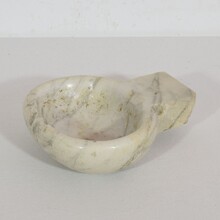 Small baroque marble holy water font or stoup, Italy circa 1750