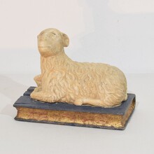 Baroque religious lamb of god, France circa 1650-1750