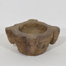 Sandstone mortar and pestle, France circa 1650-1750