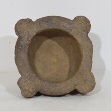 Sandstone mortar and pestle, France circa 1650-1750