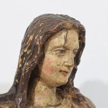 Wooden reliquary bust of a Madonna, Italy circa 1650-1750