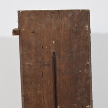 Carved oak altar niche with angel head, France circa 1650-1700