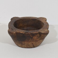 Wooden mortar, France circa 1750-1850