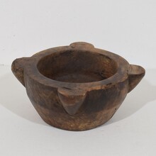 Wooden mortar, France circa 1750-1850