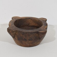 Wooden mortar, France circa 1750-1850
