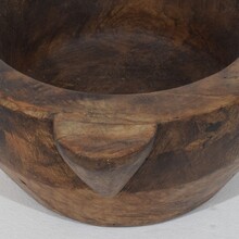 Wooden mortar, France circa 1750-1850