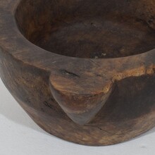 Wooden mortar, France circa 1750-1850