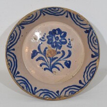 Glazed terracotta bowl, Spain circa 1750-1850