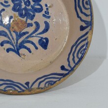 Glazed terracotta bowl, Spain circa 1750-1850