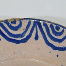 Glazed terracotta bowl, Spain circa 1750-1850