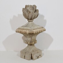 Baroque carved vase finial, France circa 1750