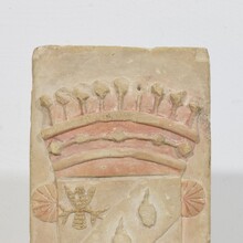 Carved stone coat of arms, France circa 1750