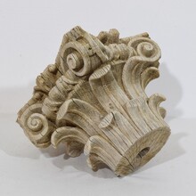 Weathered oak Capital, France circa 1750