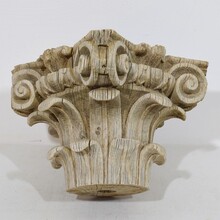 Weathered oak Capital, France circa 1750