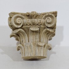 Weathered oak Capital, France circa 1750