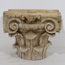 Weathered oak Capital, France circa 1750