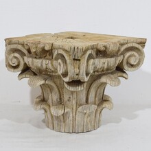 Weathered oak Capital, France circa 1750