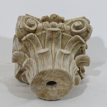 Weathered oak Capital, France circa 1750