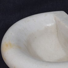 Baroque marble holy water font or stoup, Italy circa 1750