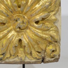 Baroque carved wooden ornament, Portugal circa 1750