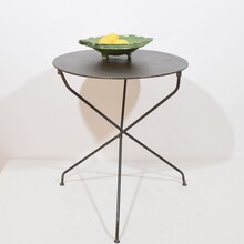 Iron bistro folding table, France circa 1880-1900