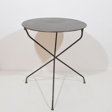 Iron bistro folding table, France circa 1880-1900