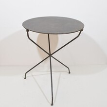 Iron bistro folding table, France circa 1880-1900