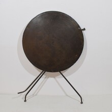 Iron bistro folding table, France circa 1880-1900