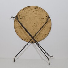 Iron bistro folding table, France circa 1880-1900