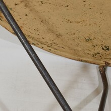 Iron bistro folding table, France circa 1880-1900